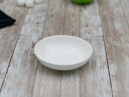 Round White Soy Dish 4" inch | 10 Cm