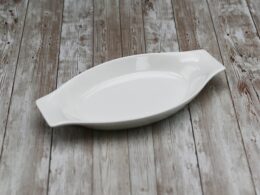 White Oval Casserole Baking Dish 12" inch | 30 Cm