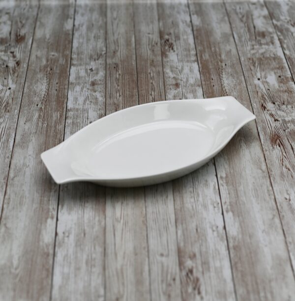 White Oval Casserole Baking Dish 12" inch | 30 Cm