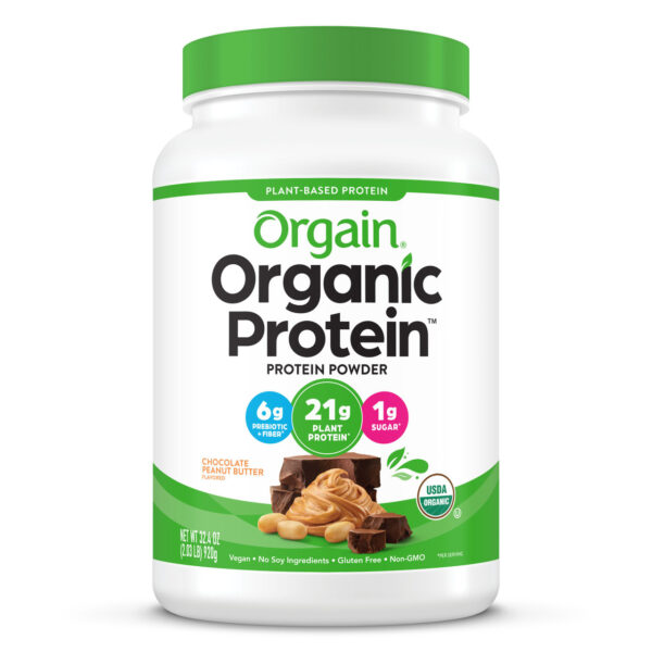 Organic Organic Chocolate Peanut Butter Plant Protein Powder 2.03 lb