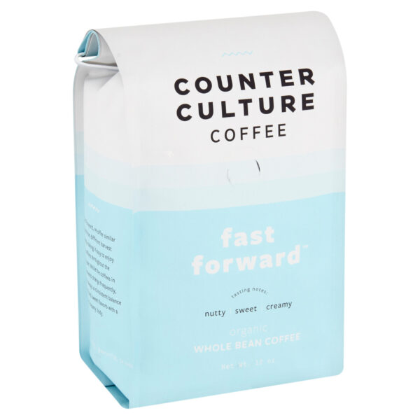 Counter Culture Organic Fast Forward Whole Bean Coffee 12 oz (Pack of 6)