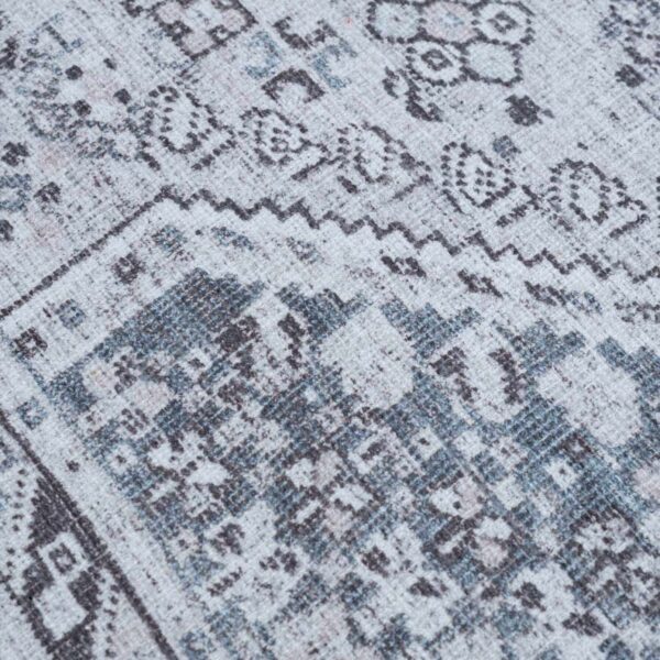 Barny Gray Denim Washable Rug - Image 10