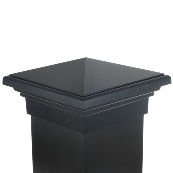 8x8 Post Cap ¦ Black Pyramid - Image 3