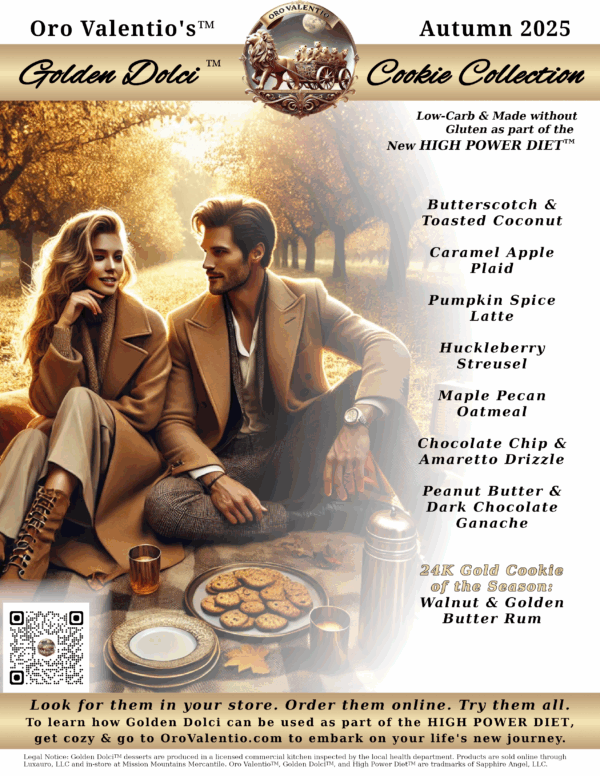 Oro Valentio's 2025 Autumn Golden Dolci Cookie Collection
