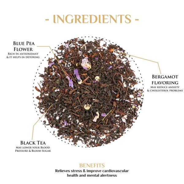 Blue Earl Grey with Aromatic Blue Pea Flower - Image 2