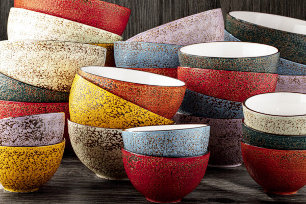 Red Porcelain Bowl 6.5" inch | 16.5 Cm 34 Fl Oz | 1000 Ml - Image 2
