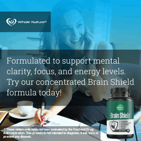 Whole Nature Brain Nootropic Supplement - Image 3