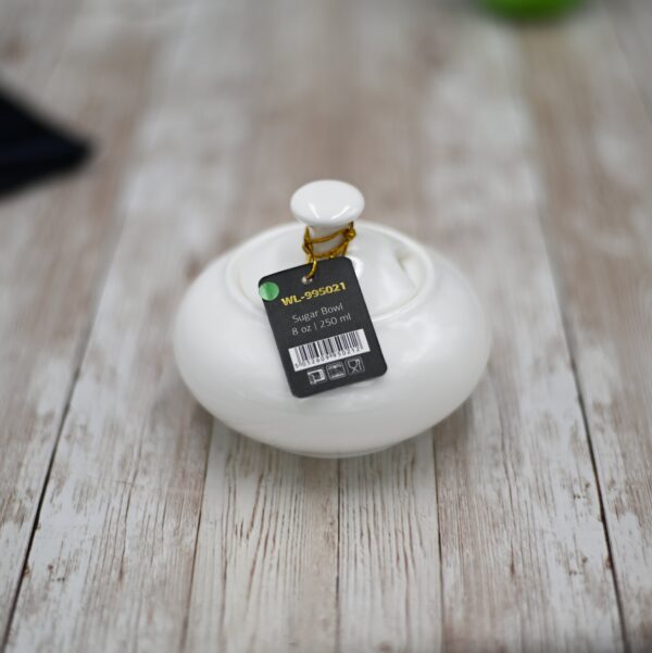 White Sugar Bowl 8 Oz | 250 Ml - Image 2