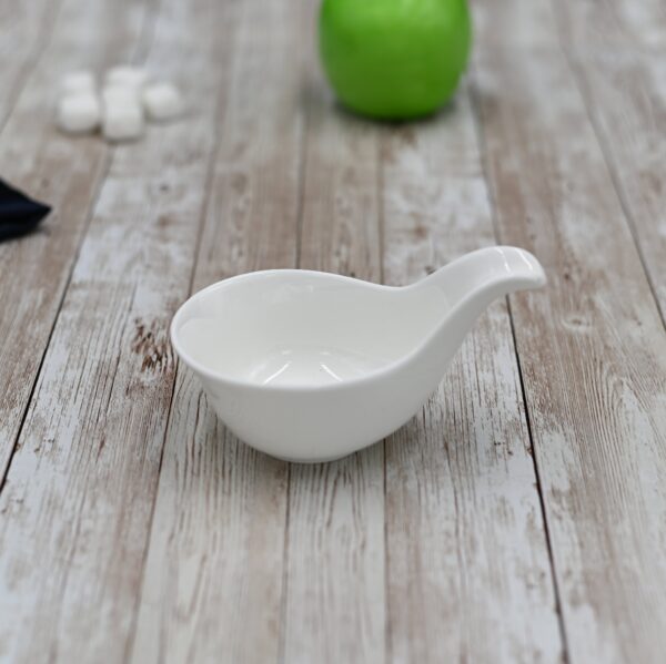 White Snack Dish 5" inch | 3 Fl Oz | - Image 3