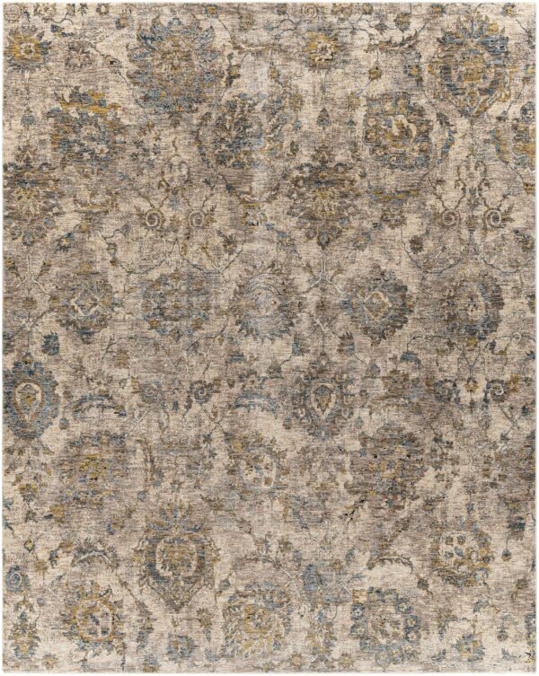 Morinville Teal Floral Rug - Image 10