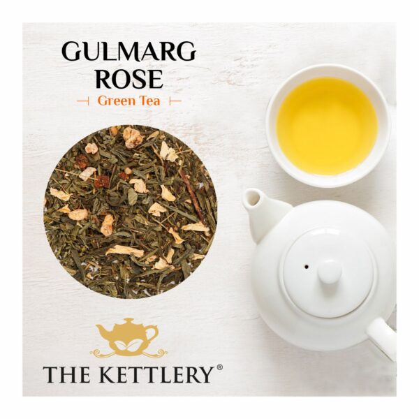Gulmarg Rose & Saffron Green Tea - Image 2