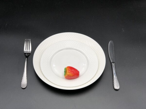 Fine Julia Porcelain 24 Piece Dinnerware Set For 6 - Image 2