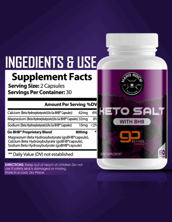 Keto Salt With BHB- Natural Ketosis Using Ketone & Ketogenic Diet - Image 2