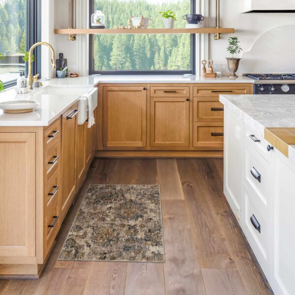 Morinville Teal Floral Rug - Image 5