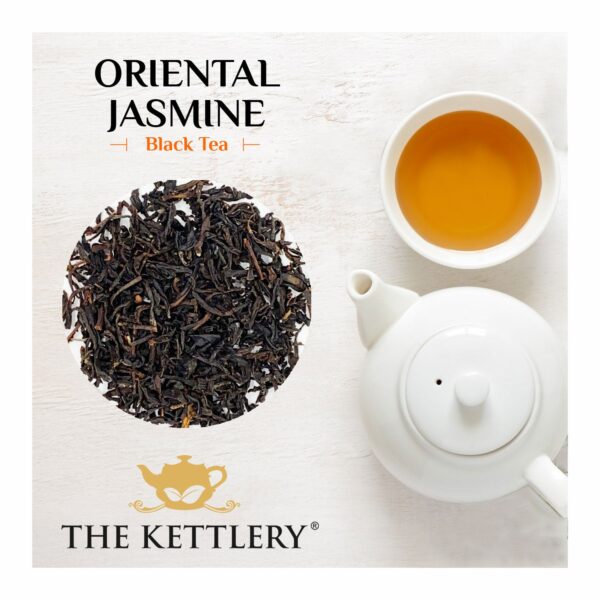 Oriental Jasmine Black Tea in Tin - Image 2