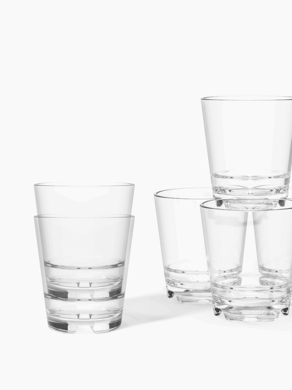 RESERVE 12oz Stackable Double Old Fashioned Tritan™ Copolyester Glass - Image 3