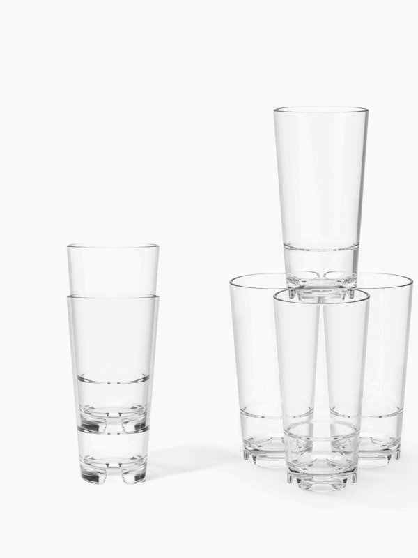 RESERVE 20oz Stackable Cooler Tritan™ Copolyester Glass - Image 3