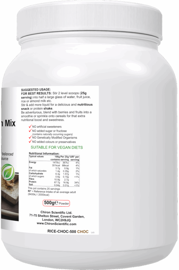 Chocolate Rice Protein Mix - Image 5