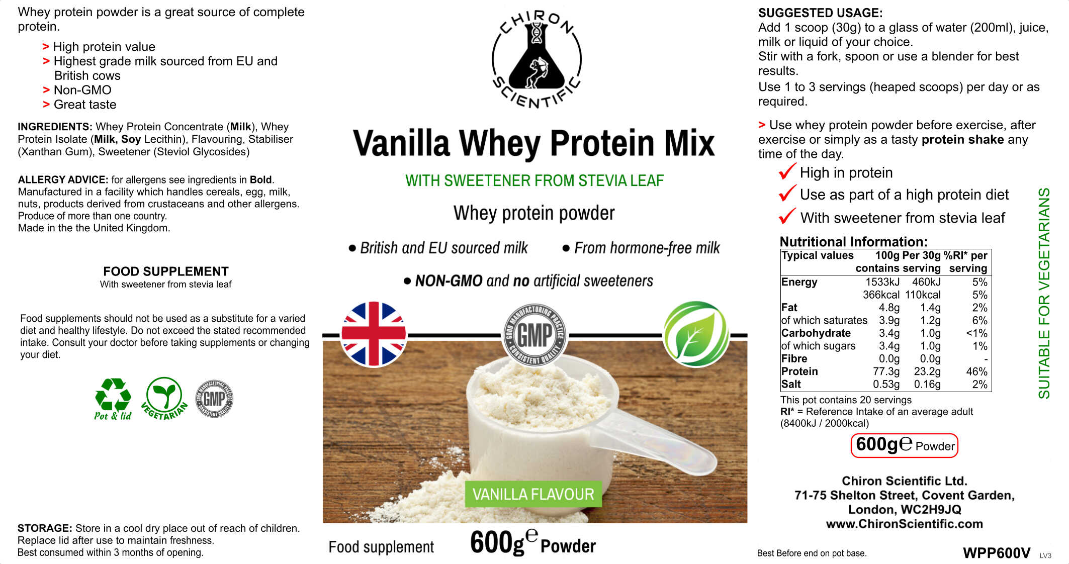 Vanilla Whey Protein Mix - Image 2