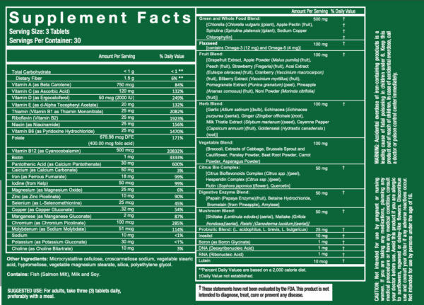 Whole Nature Whole Food Multivitamin For Men & Women - Image 2