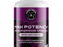 Max Potency Organic Ashwagandha- Natural Energy Booster
