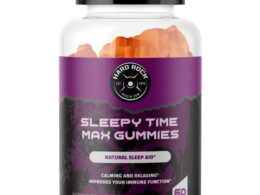 Natural Sleeping Aid- Sleepy Time Max Gummies (Melatonin, L-Theanine, Botanicals)