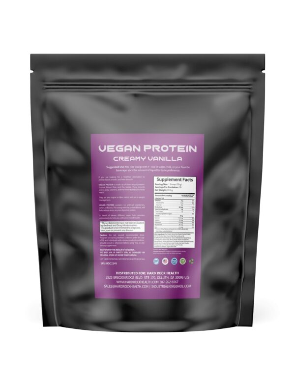 Organic Vegan Protein- Hard Rock Health® - Image 2