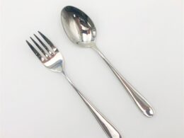 Stainless Steel Serving Fork And Knife Set Of 2 Pieces Great For Entertaining