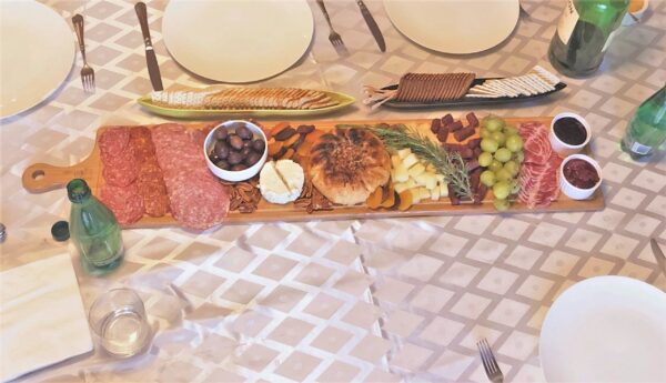 Bamboo Charcuterie Board With Handle 39.4" inch X 7.9" inch | 100 X 20 Cm - Image 5