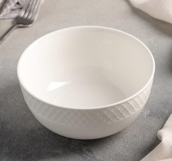 White Bowl 6.5" inch | 16 Cm 31 Fl Oz | 930 Ml - Image 2