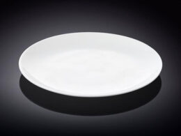 Professional Rolled Rim White Dinner Plate 9" inch | 23 Cm