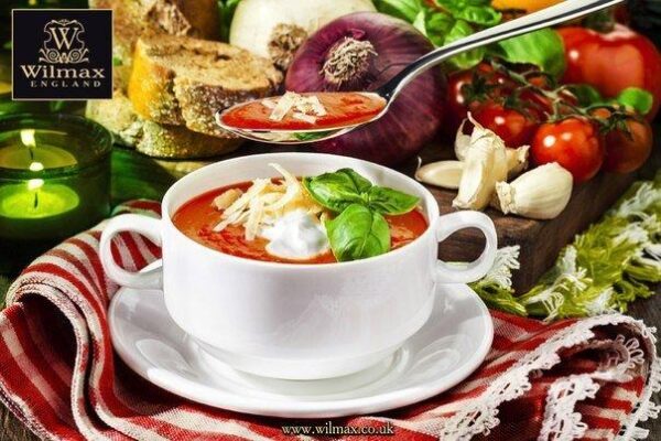 Set Of 4 White Soup Cup 4" inch | 10 Cm 10 Fl Oz | 300 Ml - Image 5