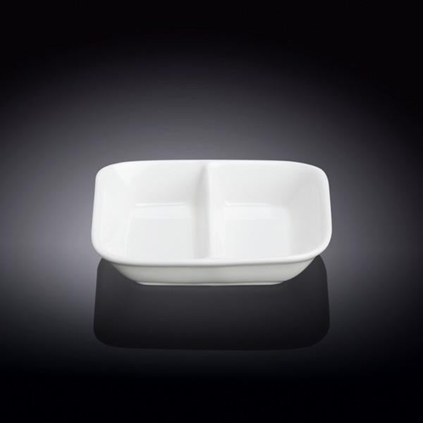 Rectangle White Soy Dish 3.25" inch X 3.25" inch | - Image 3