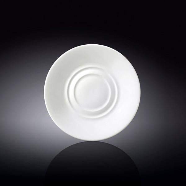 Set Of 12 White Multi-Use Saucer 5.5" inch | 14 Cm