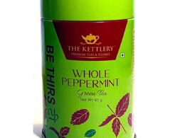 Whole Peppermint Green Tea in Tin