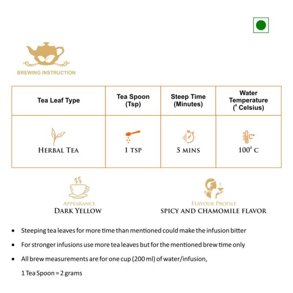 Yoga Herbal Lemongrass & Turmeric Tea - Image 4