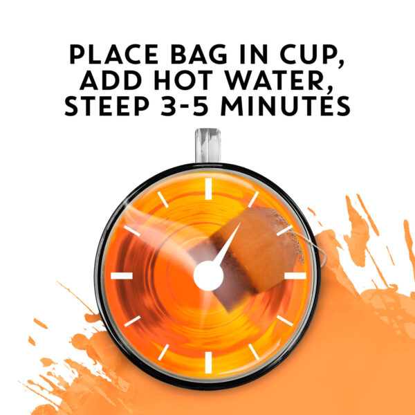 Tazo Tea Herbal Wild Sweet Orange Tea (6x20 Bag) - Image 6