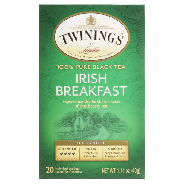 Twinings Irish Breakfast Tea (6x20 Bag) - Image 4