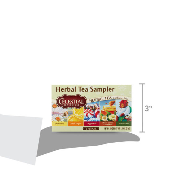 Celestial Seasonings Herbal Tea Sampler (6x18 Bag) - Image 6