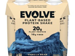 Evolve Vanilla Bean Plant Based Protein Shake 4 Protein Shakes (Pack of 3)