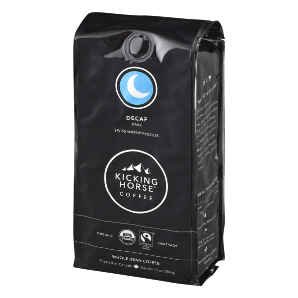 Kicking Horse Coffee Dark Decaf Swiss Water Process Whole Bean (6x10 OZ) - Image 2