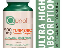 Qunol Turmeric Curcumin Complex 500 mg (60 Capsules)