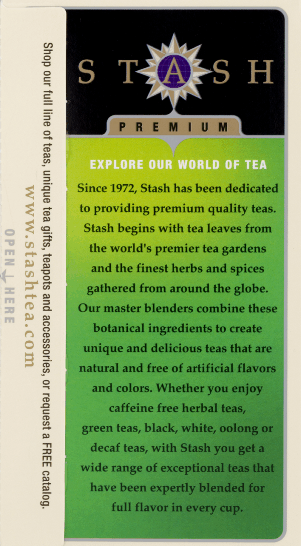 Stash Tea Green Chai Premium Tea (6x20 CT) - Image 5