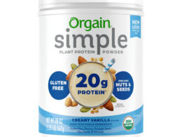 Orgain Organic Simple Vanilla Plant Protein Powder 1.25 lb