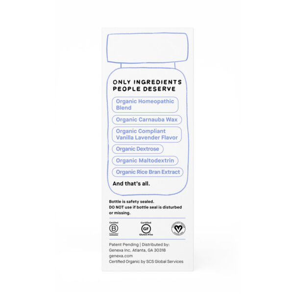 Genexa Organic Kid's Calm Keeper 60 Tablets - Image 7