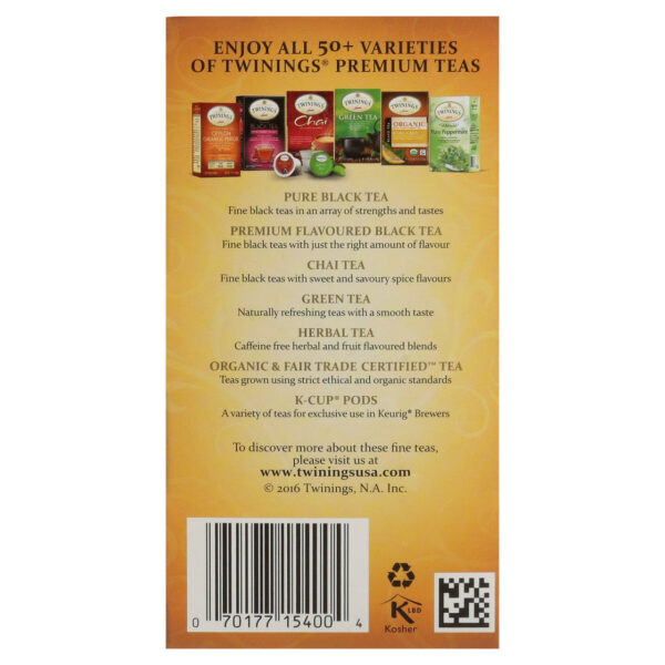 Twinings Lady Grey Tea (6x20 Bag) - Image 8