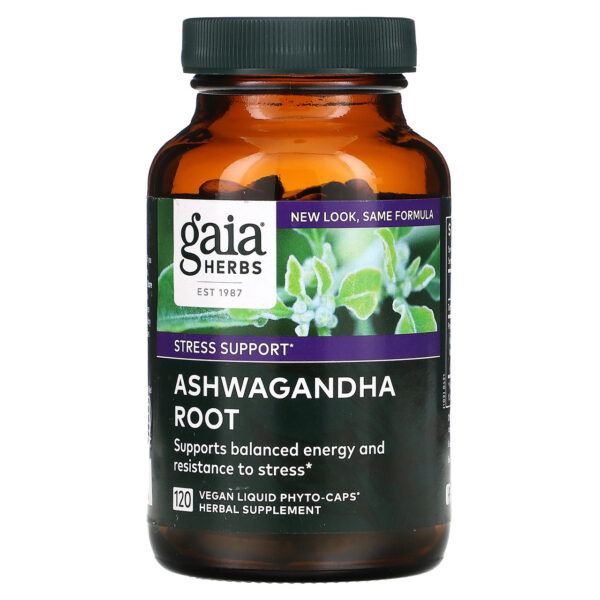 GAIA Herbs Ashwagandha Root 120 Capsules