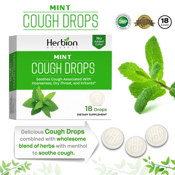 Herbion Naturals Mint Cough Drops 18 Drops - Image 7