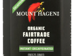 Mount Hagen Organic Decaffeinated Instant Coffee 3.5 oz (Pack of 6)