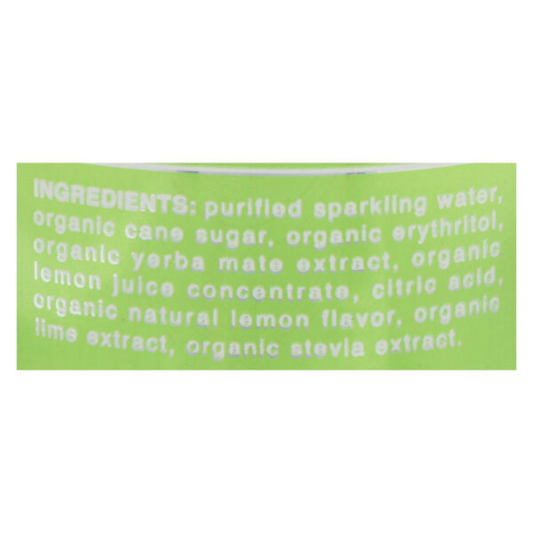 Clean Cause Organic Yerba Mate Lemon Lime 16 oz (Pack of 12) - Image 2